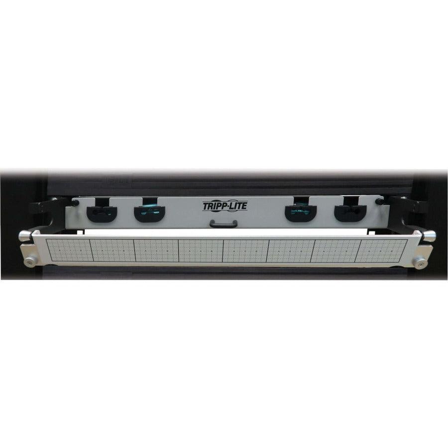 Tripp Lite Preloaded Fiber Panel, 1U - 2X (12X Lc/Lc Duplex M/M) 24F Trunk Cables, Om4 Multimode, 10 M (32.8 Ft.)