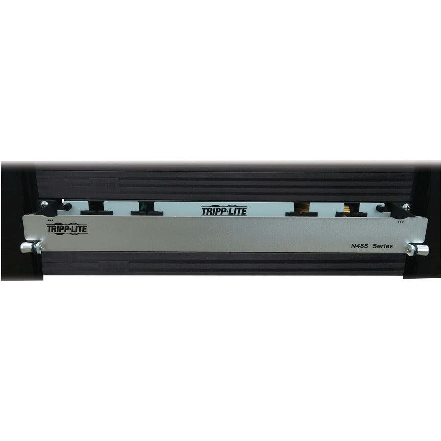Tripp Lite Preloaded Fiber Panel, 1U - 2X (24F Mtp/Mpo-Apc To 12X Lc Duplex F/M) 24F Trunk Cables, Os2 Singlemode, 20 M (65.6 Ft.)
