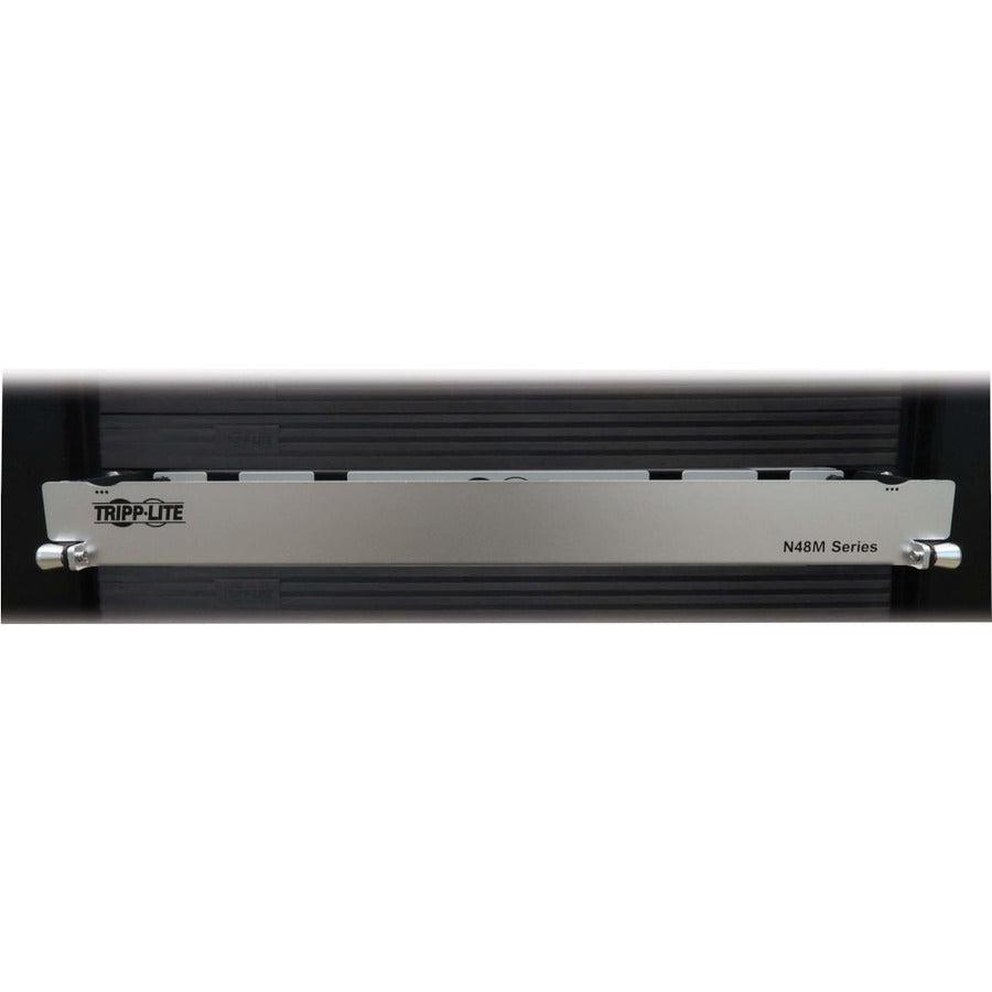 Tripp Lite Preloaded Fiber Panel, 1U - 2X (24F Mtp/Mpo-Pc To 12X Lc Duplex F/M) 24F Trunk Cables, Om4 Multimode, 20 M (65.6 Ft.)