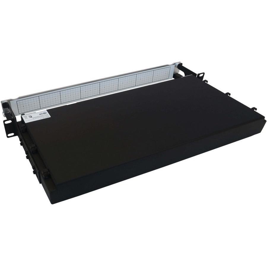 Tripp Lite Preloaded Fiber Panel, 1U - 2X (3X8F Mtp/Mpo-Pc F/F) 24F Trunk Cables, Om4 Multimode, 20 M (65.6 Ft.)