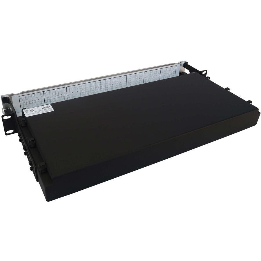Tripp Lite Preloaded Fiber Panel, 1U - 4X (12F Mtp/Mpo-Apc To 4X Lc Duplex F/M) 8F Trunk Cables, Os2 Singlemode, 10 M (32.8 Ft.)