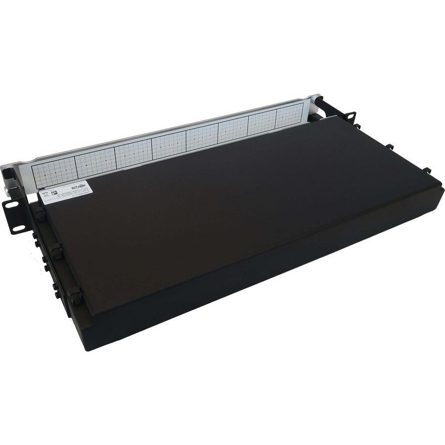 Tripp Lite Preloaded Fiber Panel, 1U - 4X (12F Mtp/Mpo-Pc To 4X Lc Duplex F/M) 8F Trunk Cables, Om4 Multimode, 10 M (32.8 Ft.)