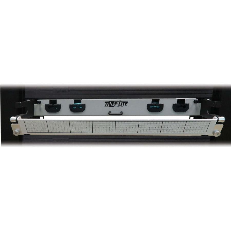 Tripp Lite Preloaded Fiber Panel, 1U - 4X (3X8F Mtp/Mpo-Pc F/F) 24F Trunk Cables, Om4 Multimode, 10 M (32.8 Ft.)