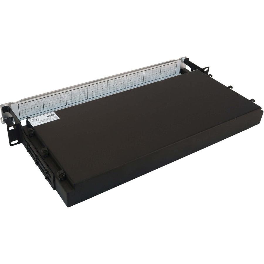 Tripp Lite Preloaded Fiber Panel, 1U - 4X (8X Lc/Lc Duplex M/M) 16F Trunk Cables, Om4 Multimode, 10 M (32.8 Ft.)