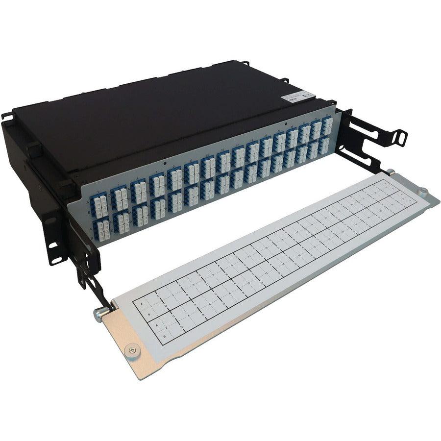 Tripp Lite Preloaded Fiber Patch Panel, 2U - 32X (12F Mtp/Mpo-Apc To 4X Lc Duplex F/F) 8F Trunk Cables, Os2 Singlemode, 3 M (9.8 Ft.)
