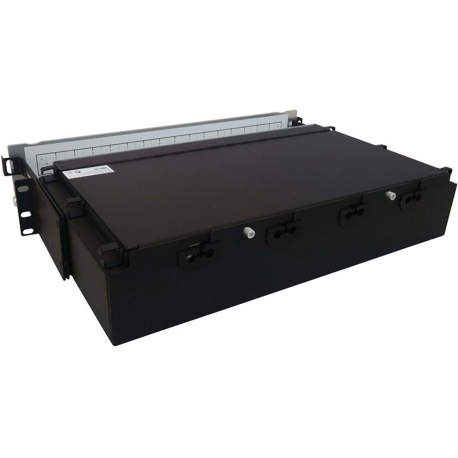 Tripp Lite Preloaded Fiber Patch Panel, 2U - 32X (12F Mtp/Mpo-Apc To 4X Lc Duplex F/F) 8F Trunk Cables, Os2 Singlemode, 3 M (9.8 Ft.)