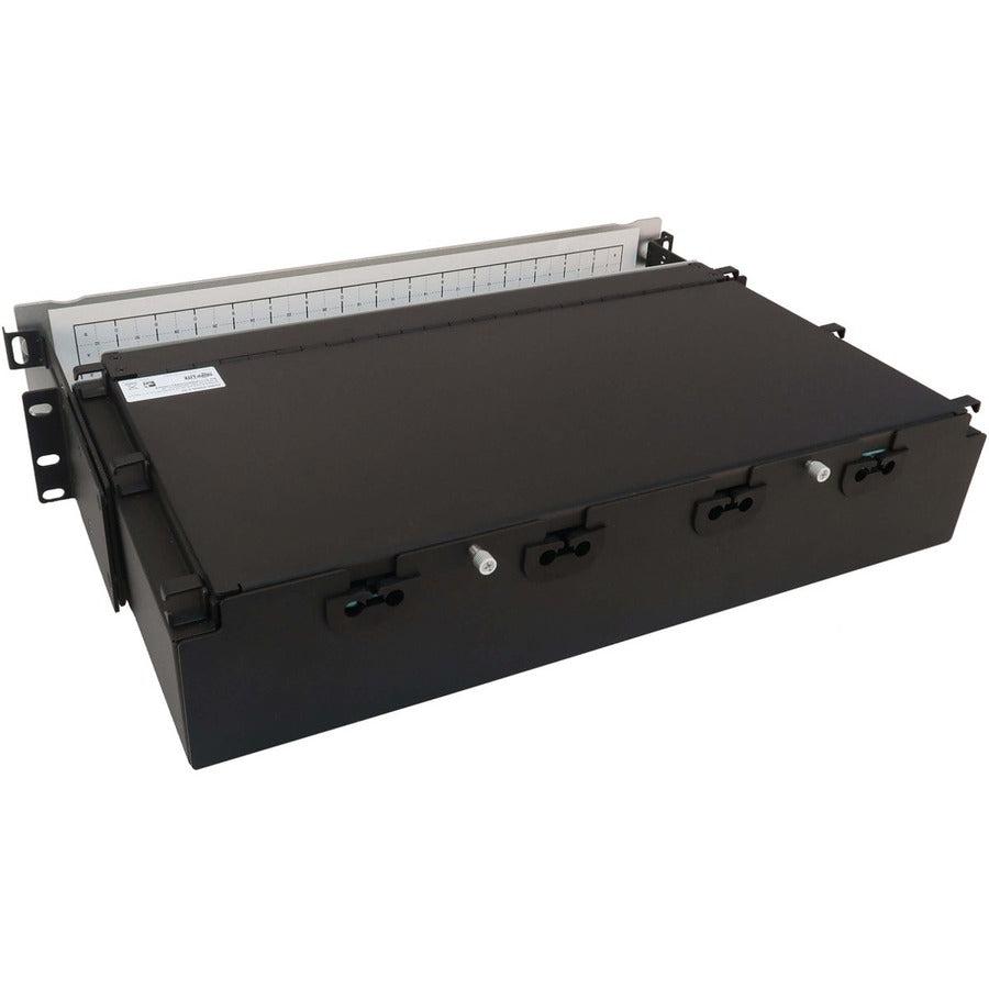 Tripp Lite Preloaded Fiber Patch Panel, 2U - 32X (12F Mtp/Mpo-Pc To 4X Lc Duplex F/F) 8F Trunk Cables, Om4 Multimode, 3 M (9.8 Ft.)