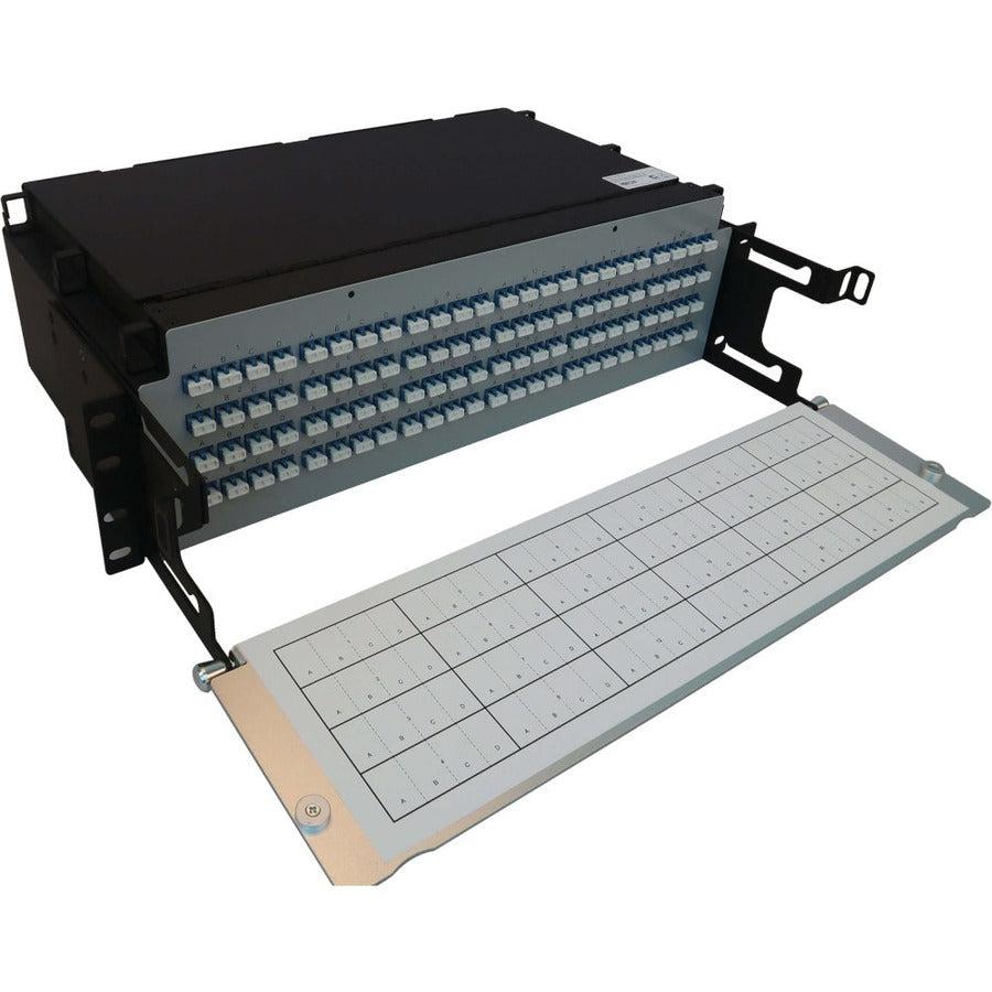 Tripp Lite Preloaded Fiber Patch Panel, 3U - 24X (12F Mtp/Mpo-Apc To 4X Lc Duplex F/F) 8F Trunk Cables, Os2 Singlemode, 10 M (32.8 Ft.)