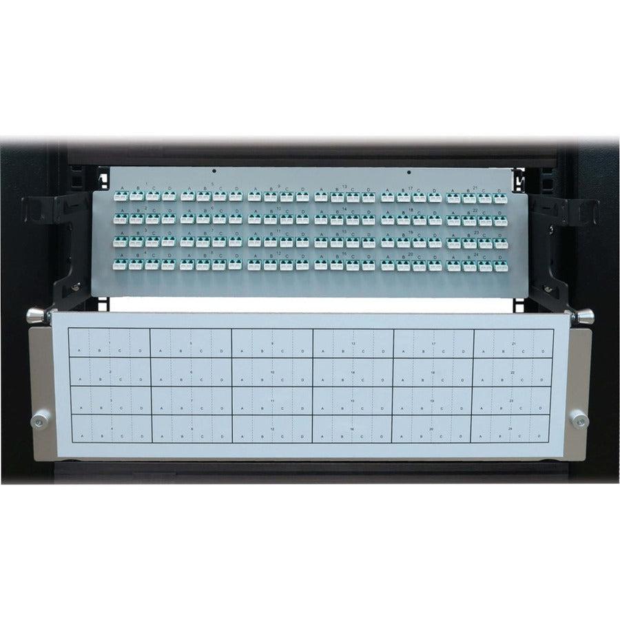 Tripp Lite Preloaded Fiber Patch Panel, 3U - 24X (12F Mtp/Mpo-Pc To 4X Lc Duplex F/F) 8F Trunk Cables, Om4 Multimode, 10 M (32.8 Ft.)