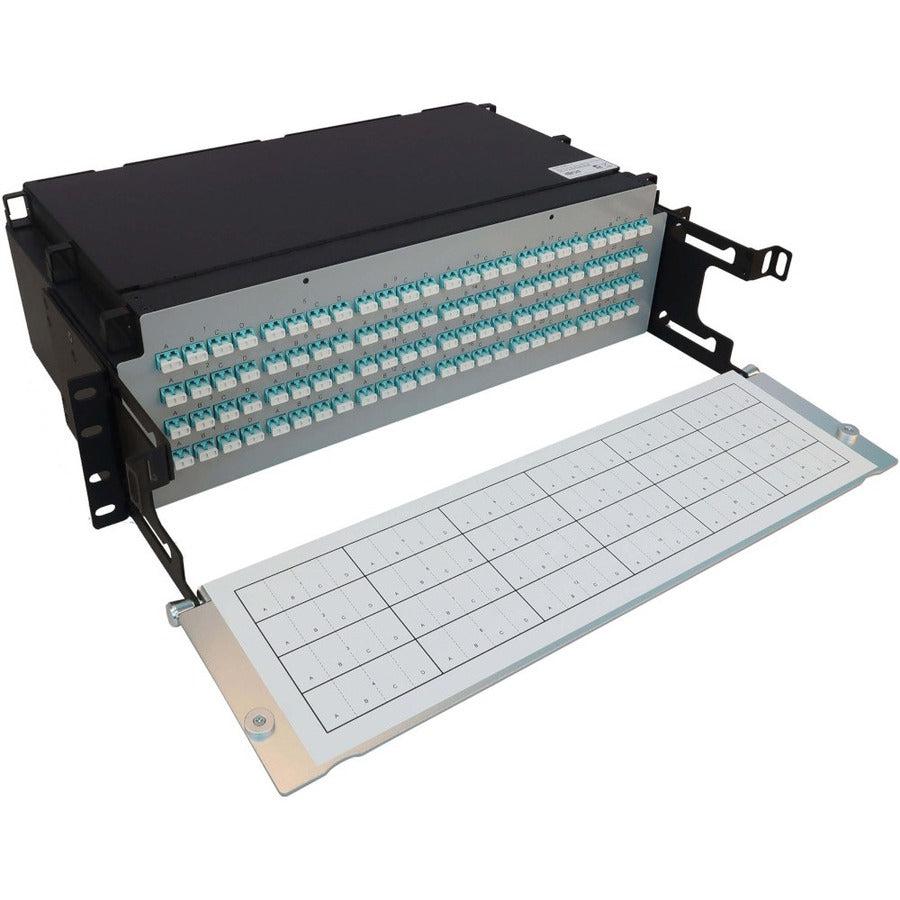 Tripp Lite Preloaded Fiber Patch Panel, 3U - 24X (12F Mtp/Mpo-Pc To 4X Lc Duplex F/F) 8F Trunk Cables, Om4 Multimode, 10 M (32.8 Ft.)