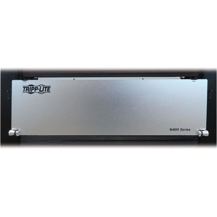 Tripp Lite Preloaded Fiber Patch Panel, 3U - 48X (12F Mtp/Mpo-Pc To 4X Lc Duplex F/F) 8F Trunk Cables, Om4 Multimode, 5 M (16.4 Ft.)