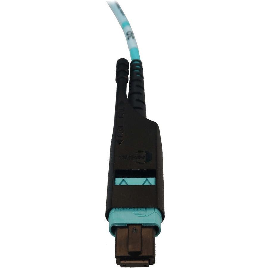 Tripp Lite Preloaded Fiber Patch Panel, 3U - 48X (12F Mtp/Mpo-Pc To 4X Lc Duplex F/F) 8F Trunk Cables, Om4 Multimode, 5 M (16.4 Ft.)