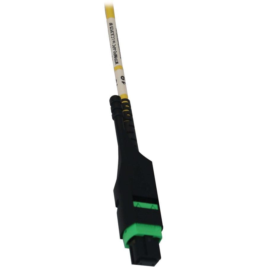 Tripp Lite Preloaded Fiber Patch Panel, 3U - 64X (12F Mtp/Mpo-Apc To 4X Lc Duplex F/F) 8F Trunk Cables, Os2 Singlemode, 3 M (9.8 Ft.)