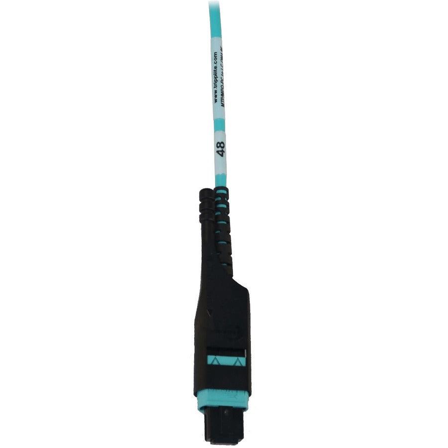 Tripp Lite Preloaded Fiber Patch Panel, 3U - 64X (12F Mtp/Mpo-Pc To 4X Lc Duplex F/F) 8F Trunk Cables, Om4 Multimode, 3 M (9.8 Ft.)
