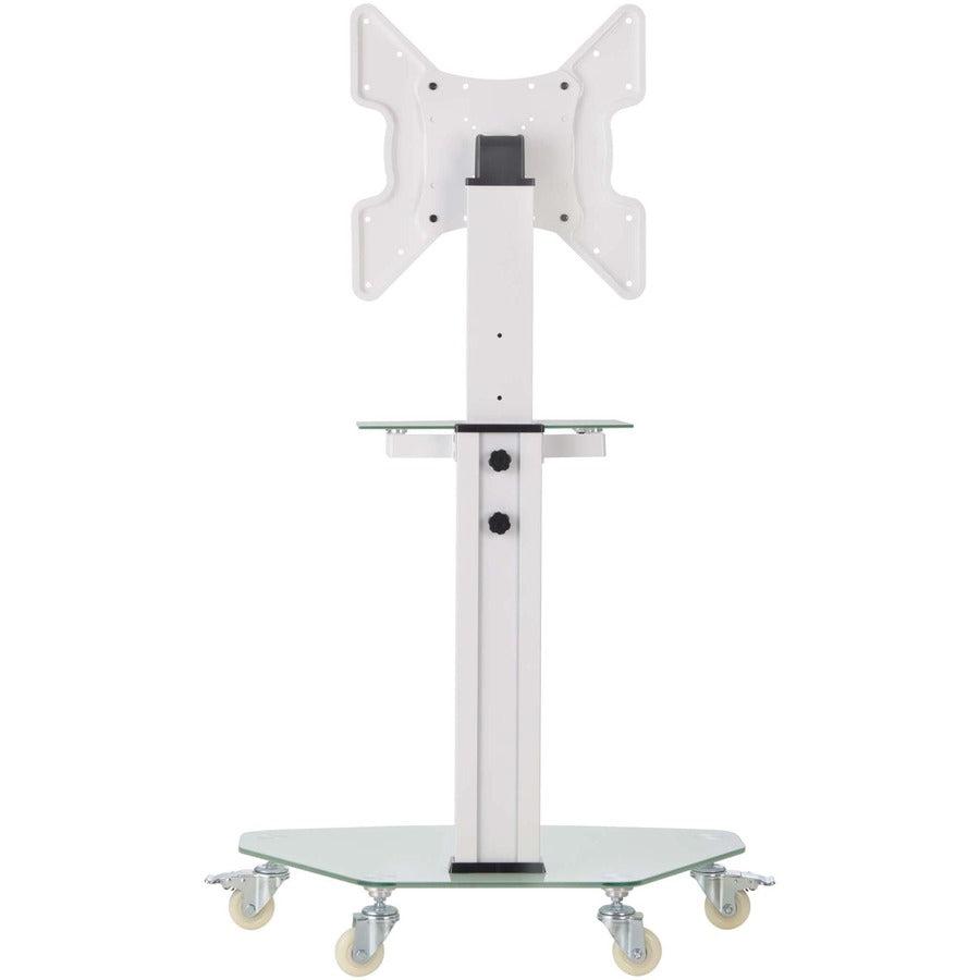 Tripp Lite Premier White Rolling TV Monitor Cart 32-in to 55-in DMCS3255SG62W