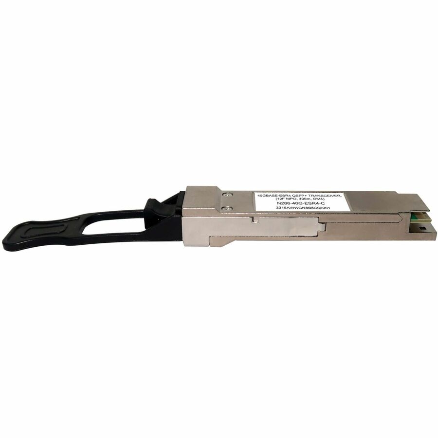 Tripp Lite QSFP-40G-SR4 QSFP+ Transceiver - 40GBase-SR4, MTP/MPO MMF, 40 Gbps, 850 nm,