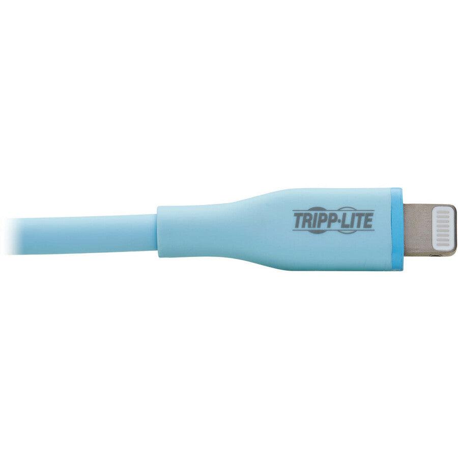 Tripp Lite Safe-IT USB-A to Lightning Sync/Charge Antibacterial Cable (M/M) Ultra Flexible
