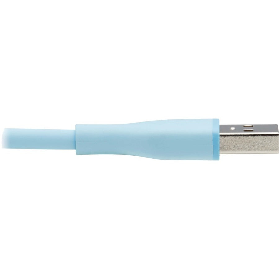Tripp Lite Safe-IT USB-A to USB-C Antibacterial Cable USB 2.0 Ultra Flexible (M/M) Light B