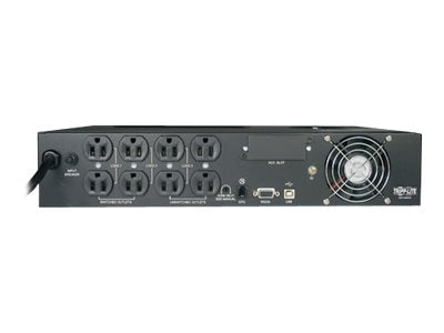Tripp Lite SmartPro - UPS (rack-mountable) - AC 120 V - 1000 Watt - 1500 VA - Ethernet 10/100, RS-232, USB - output connectors: SMART1500RM2UN2