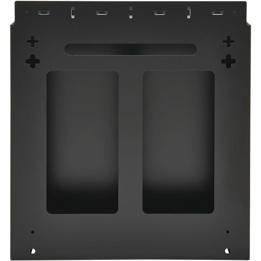 Tripp Lite SmartRack 2U Low-Profile Vertical-Mount Vented Wall-Mount Mini Rack Enclosure, Black