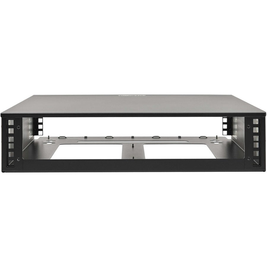 Tripp Lite SmartRack 2U Low-Profile Vertical-Mount Vented Wall-Mount Mini Rack Enclosure, Black