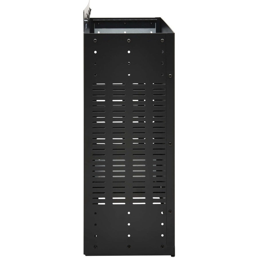 Tripp Lite SmartRack 4U Low-Profile Vertical-Mount Vented Wall-Mount Mini Rack Enclosure, Black