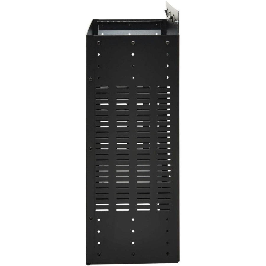 Tripp Lite SmartRack 4U Low-Profile Vertical-Mount Vented Wall-Mount Mini Rack Enclosure, Black