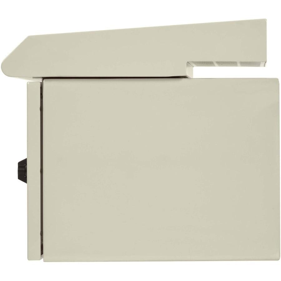 Tripp Lite SmartRack Industrial Enclosure with Lock - NEMA 3R, Wall Mount, Metal Construction, Hinged Back, Internal Fans, 28 in. Depth, 6U, Gray