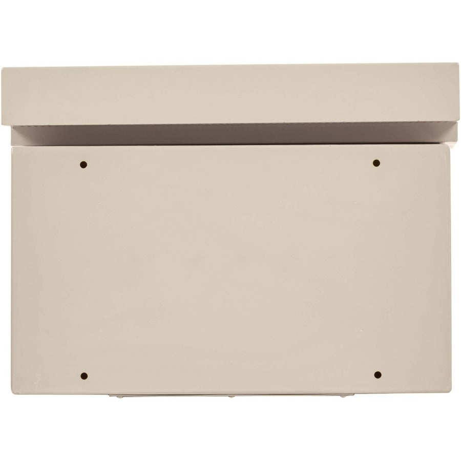 Tripp Lite SmartRack Industrial Enclosure with Lock - NEMA 3R, Wall Mount, Metal Construction, Hinged Back, Internal Fans, 28 in. Depth, 6U, Gray