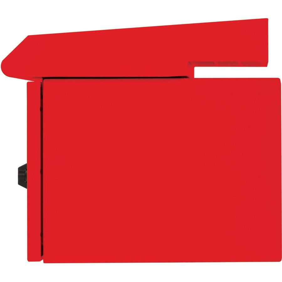 Tripp Lite SmartRack Industrial Enclosure with Lock - NEMA 3R, Wall Mount, Metal Construction, Internal Fans, 16.5 in. Depth, 6U, Red