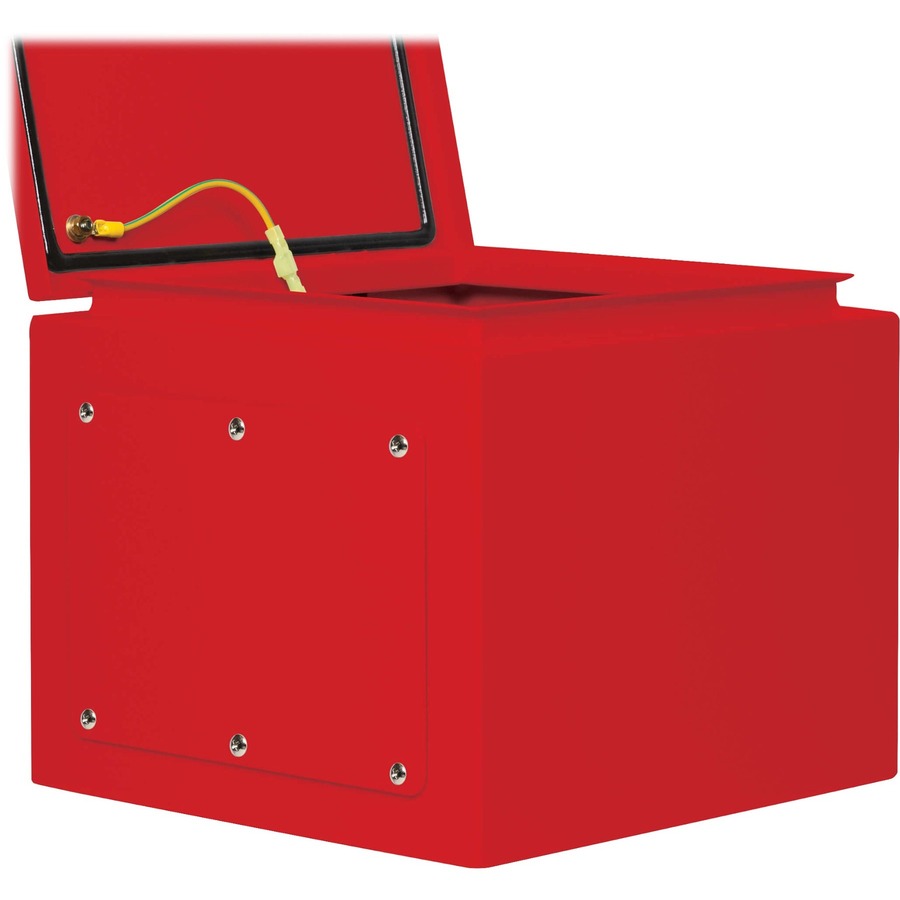Tripp Lite SmartRack Outdoor Industrial Enclosure with Lock - NEMA 4, Surface Mount, Metal Construction, 12 x 12 x 10 in., Red