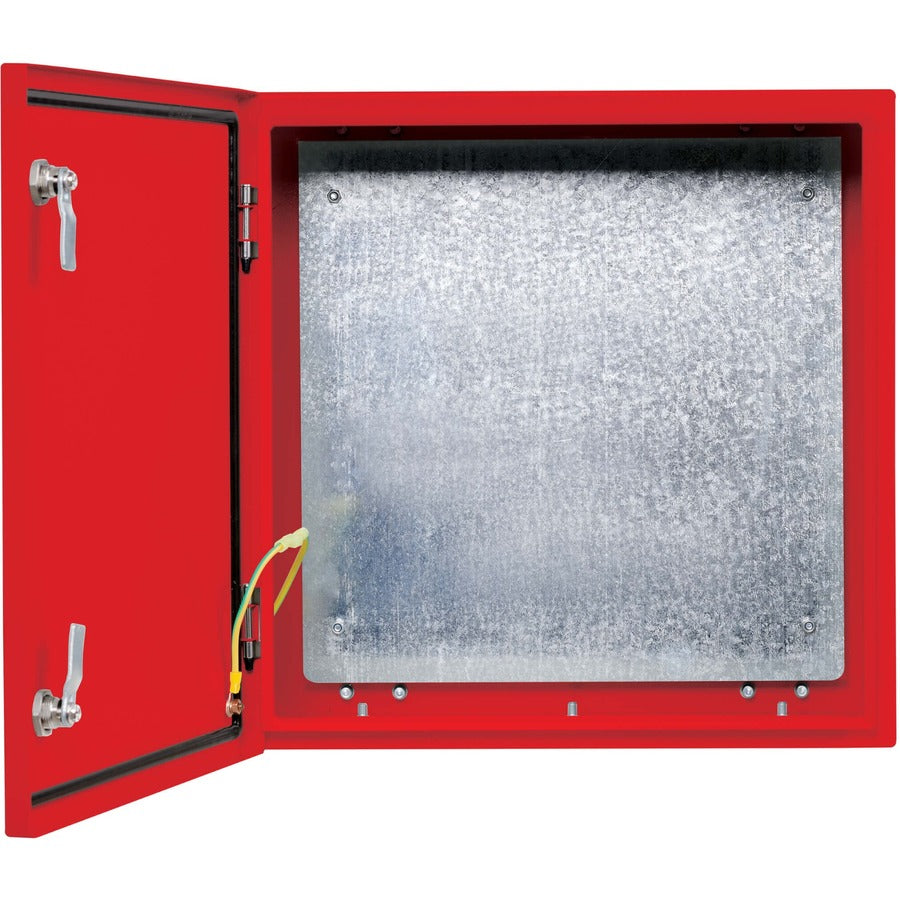 Tripp Lite SmartRack Outdoor Industrial Enclosure with Lock - NEMA 4, Surface Mount, Metal Construction, 18 x 18 x 10 in., Red
