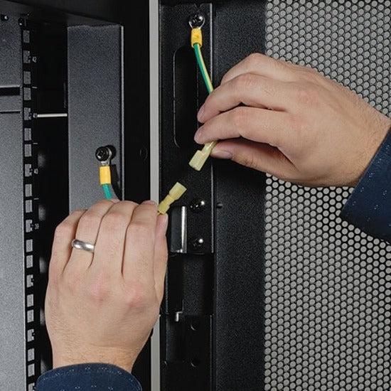 Tripp Lite Sr2400 42U Smartrack Value Series Standard-Depth Rack Enclosure Cabinet, 2400 Lbs (1088.6 Kgs) Capacity With Doors & Side Panels