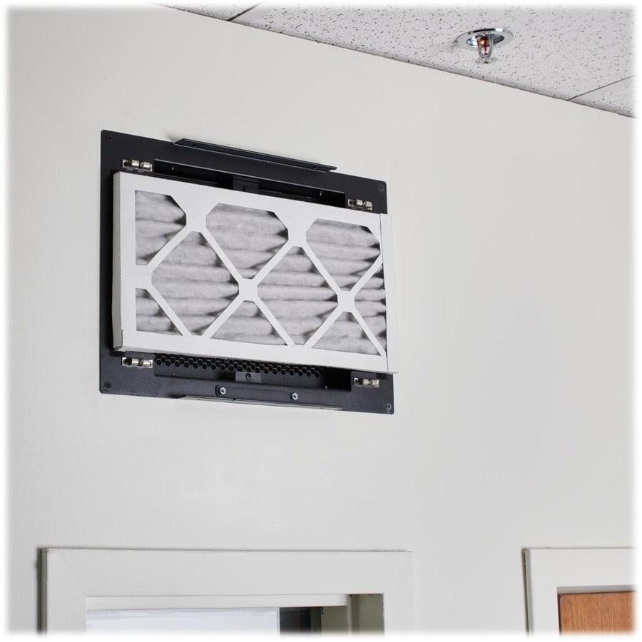 Tripp Lite Srclosetintake Network Closet Through-Wall Air Duct, Built-In Filter, Black