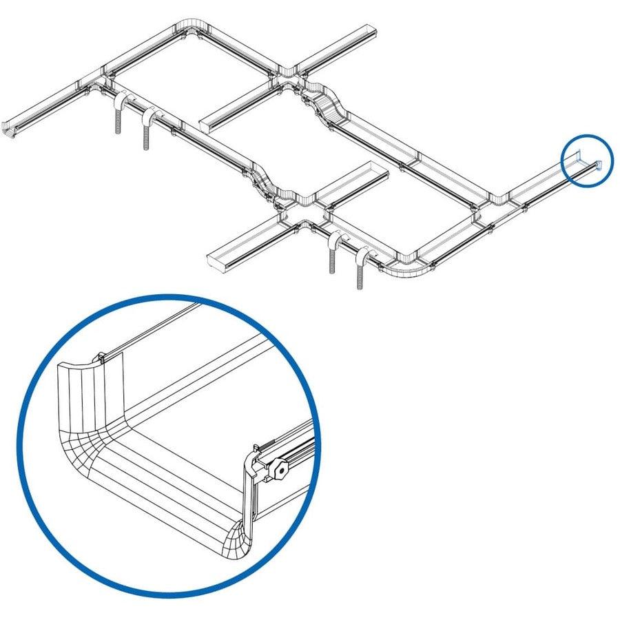 Tripp Lite Srfc10Drop Toolless Trumpet Drop-Out Kit For Fiber Routing System, 240 Mm (10 In.)