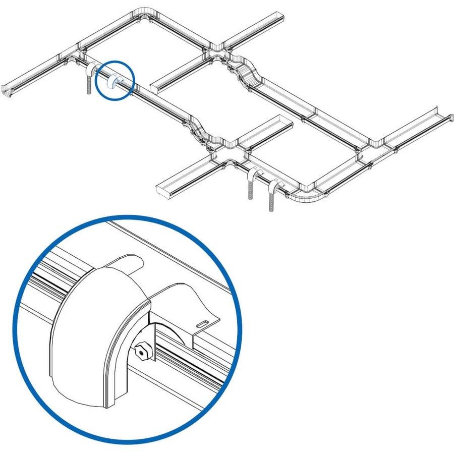 Tripp Lite Srfc4Wtrfl Toolless Movable Waterfall Adapter Kit For Fiber Routing System, 130 Mm