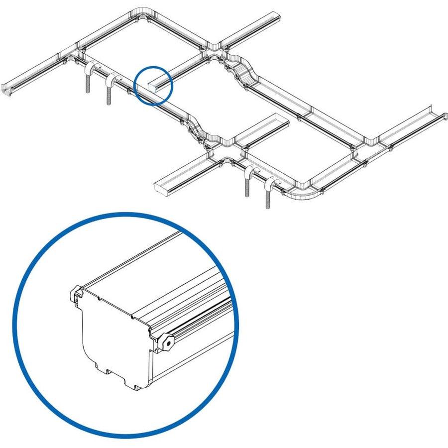 Tripp Lite Srfc5Cap Toolless End Cap For Fiber Routing System, 120 Mm (5 In.)