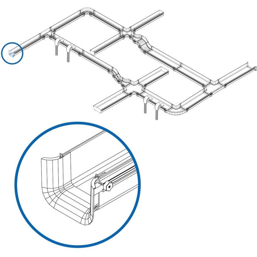 Tripp Lite Srfc5Drop Toolless Trumpet Drop-Out Kit For Fiber Routing System, 120 Mm (5 In.)
