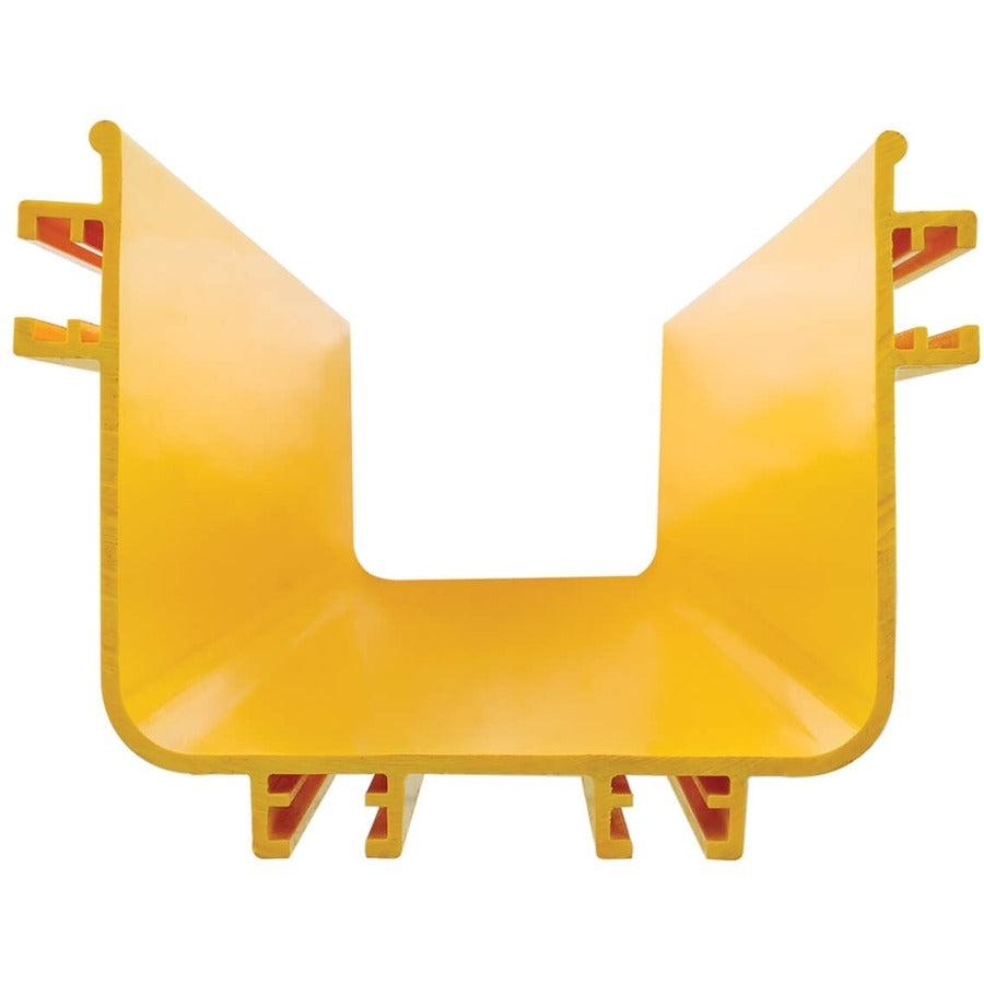 Tripp Lite Srfc5Str48 Toolless Straight Channel Section For Fiber Routing System, 120 X 120 X 1220 Mm (5 X 5 X 48 In.)
