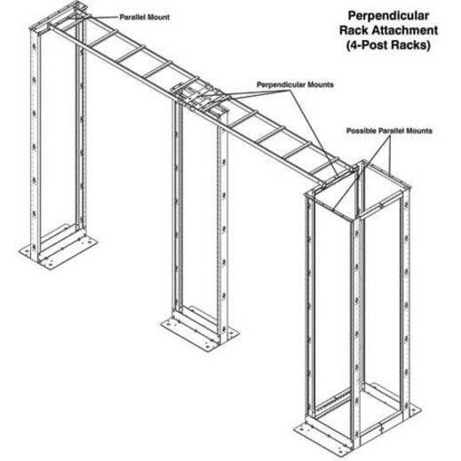 Tripp Lite Srladderattach Smartrack Hardware Kit - Connects Srcableladder To A Wall Or Open Frame Rack