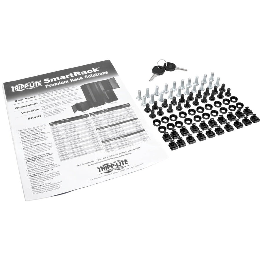 Tripp Lite Srw12Usdpg Smartrack 12U Ups-Depth Wall-Mount Small Rack Enclosure, Clear Acrylic Window, Hinged Back