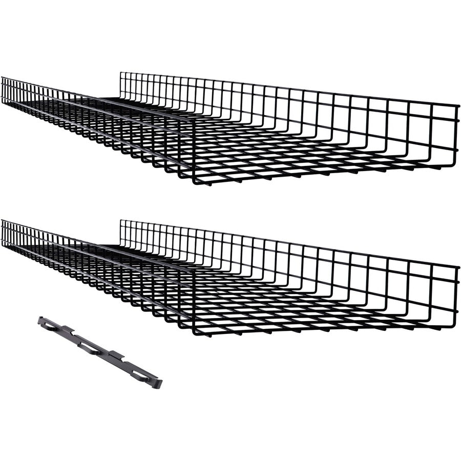 Tripp Lite Srwb18410X2Str Wire Mesh Cable Tray - 450 X 100 X 1500 Mm (18 In. X 4 In. X 5 Ft.), 2-Pack
