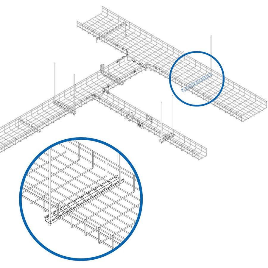 Tripp Lite Srwb18Crossbrkt Trapeze Hanging Cross-Bracket For Wire Mesh Cable Trays, 450 Mm (18 In.)