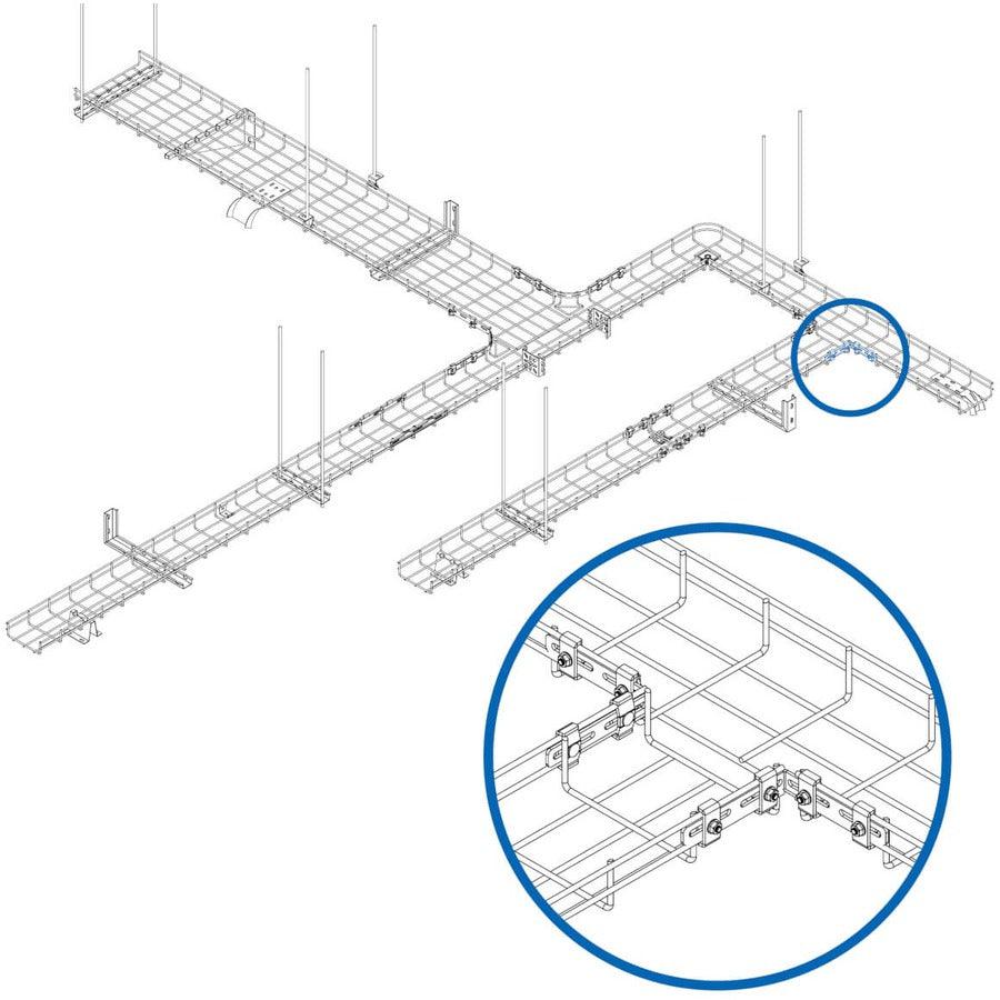 Tripp Lite Srwblcplr L Coupler Kit For Wire Mesh Cable Trays