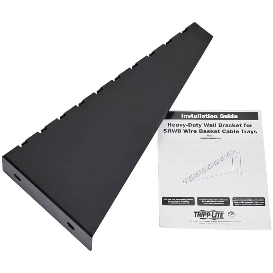 Tripp Lite Srwbwallbrkthdl Large Heavy-Duty Wall Bracket For 150–450 Mm Wire Mesh Cable Trays