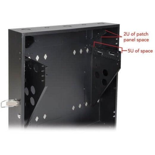 Tripp Lite Srwf5U Smartrack 5U Low-Profile Vertical-Mount Switch-Depth Wall-Mount Rack Enclosure Cabinet