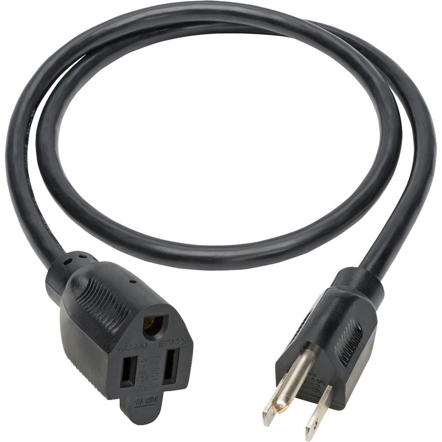 Tripp Lite Standard Power Extension Cord, 13A, 16Awg (Nema 5-15P To Nema 5-15R), 3-Ft.