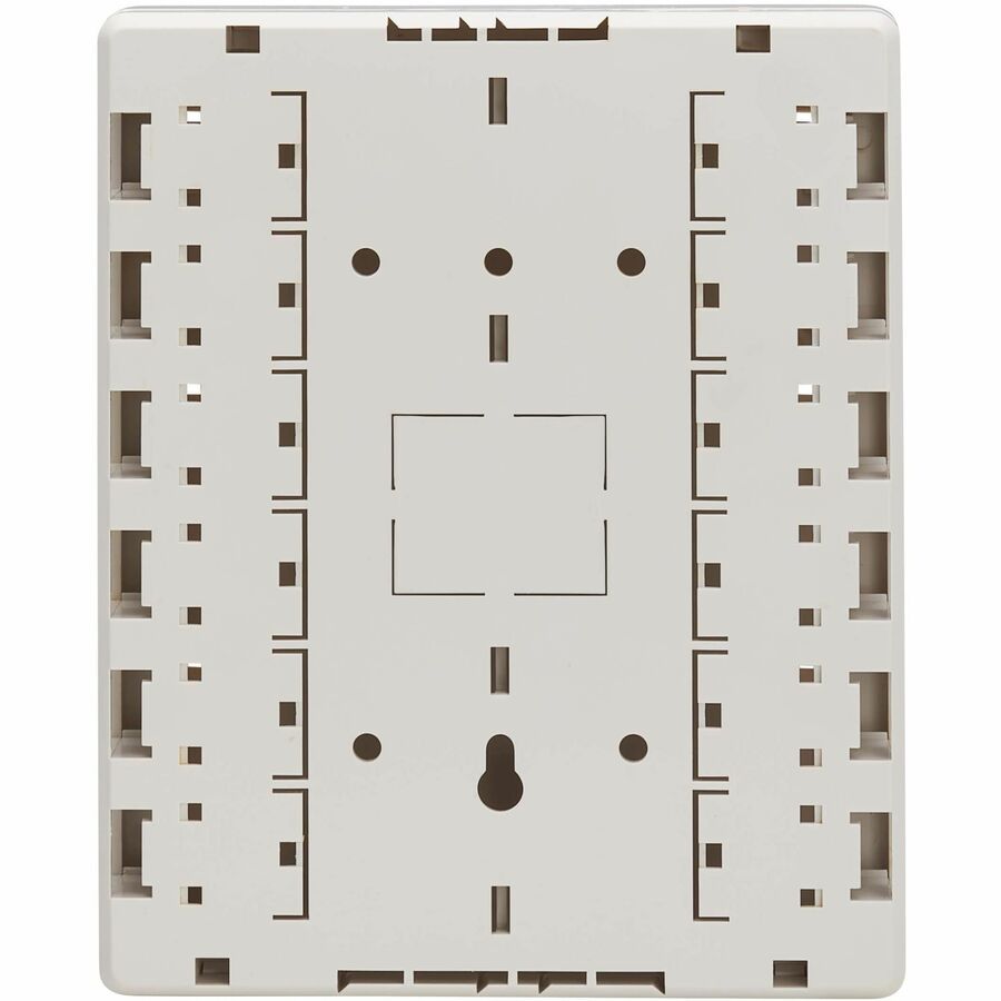 Tripp Lite Surface-Mount Box for Keystone Jacks - 12 Ports, White - 12 x Total Number of
