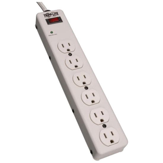Tripp Lite Tlm606 Surge Protector Grey 6 Ac Outlet(S) 120 V 1.8 M