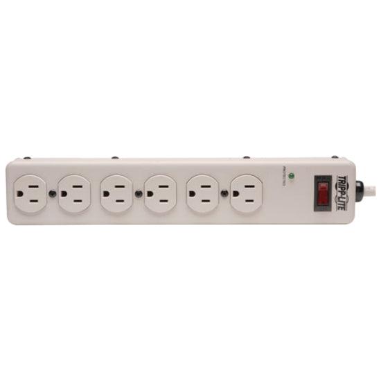 Tripp Lite Tlm606 Surge Protector Grey 6 Ac Outlet(S) 120 V 1.8 M